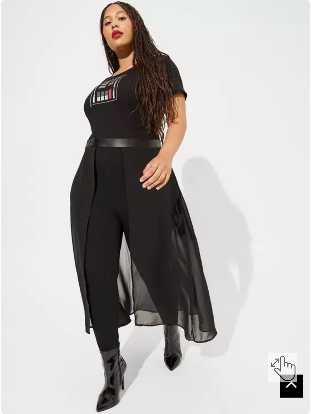 Torrid x Star Wars Darth Vader romper NWOT